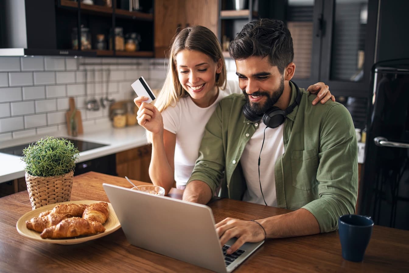 Credit report monitoring payment processing