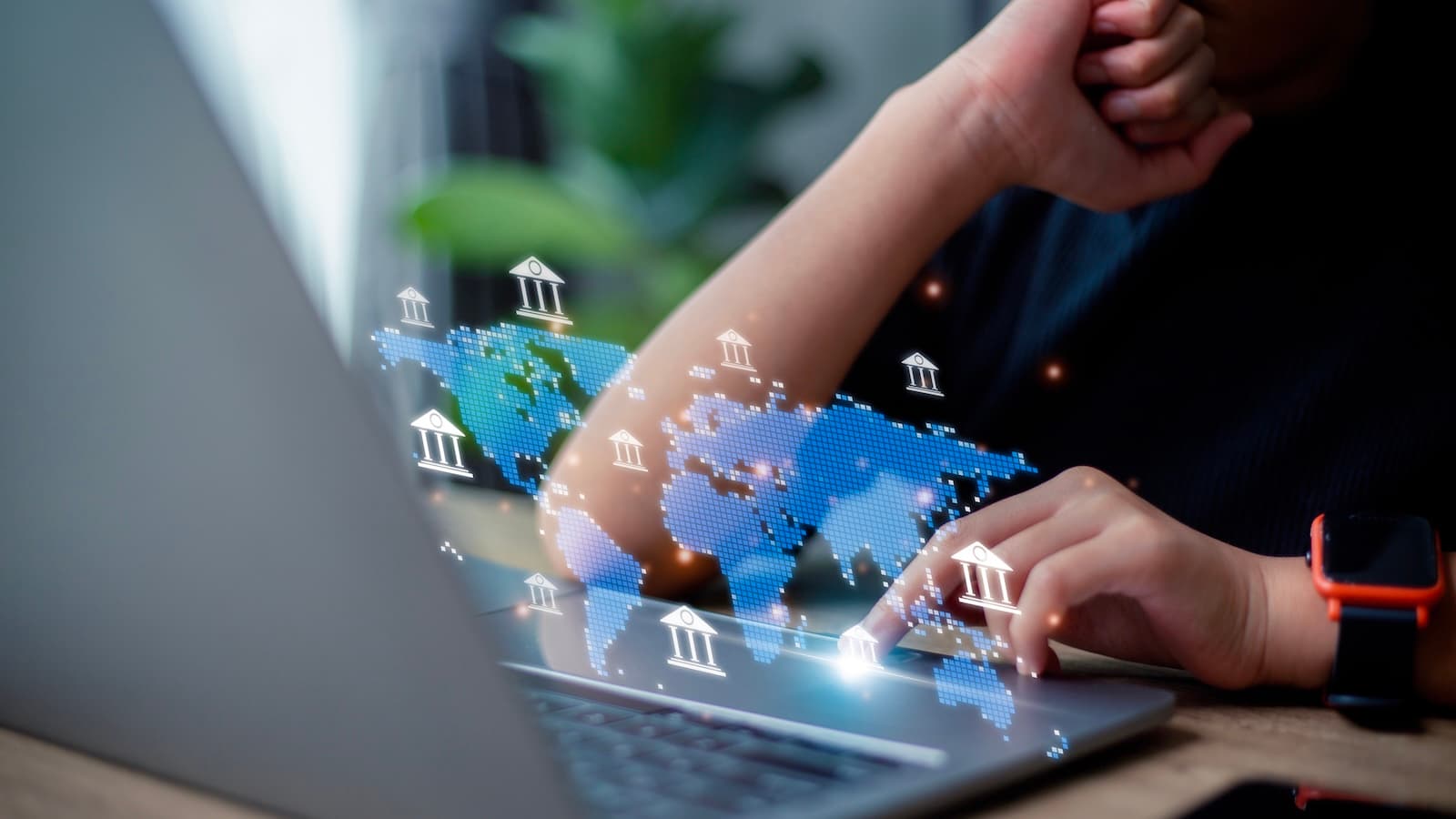 ACH merchant accounts and payment processing visualization